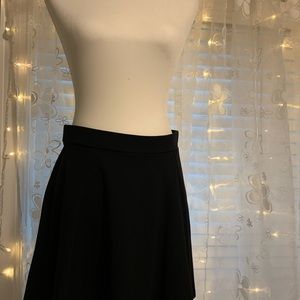 H&M black skater skirt, size medium!